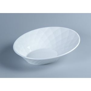 Buy cheap SGS 6 Inch Unique Design Porcelain Angled Serving Bowl from wholesalers