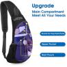 Buy cheap G4Free Sling Bags Men and Women Shoulder Backpack Small Cross Body Chest Sling Backpack (Black) from wholesalers