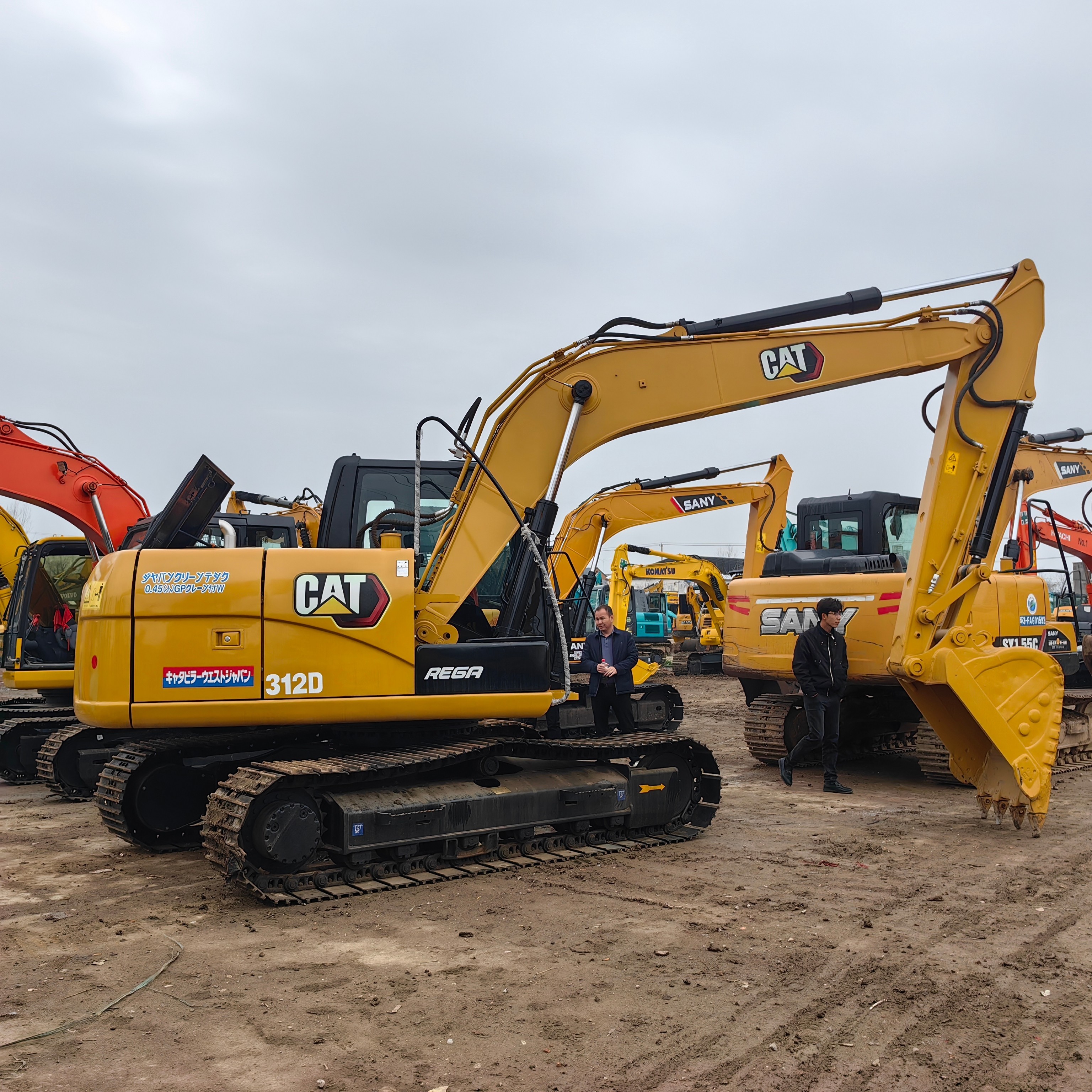 12 Ton Caterpillar 312D Used Imported Construction Excavator Second Hand Cat Digger