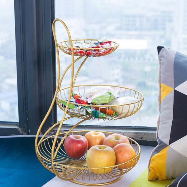 Buy cheap Anti Rust 3 Tier Stainless Steel Fruit Basket from wholesalers