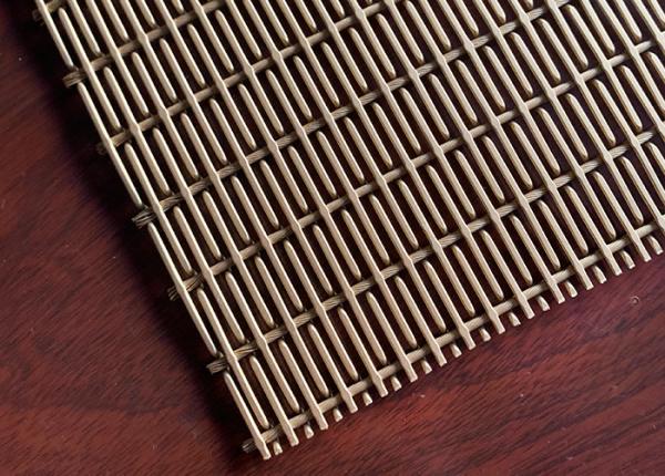 Buy cheap 2mm Slot Length 2000mm Decorative Copper Mesh Crimped Weaving from wholesalers