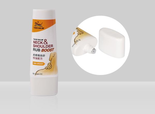 Liquid Foundation Custom Cosmetic Tubes Plastic D35mm 35-100ml With Bright White