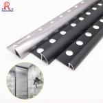 Customized Color Aluminum Tile Edge Trim Ceramic Protection Round Shape