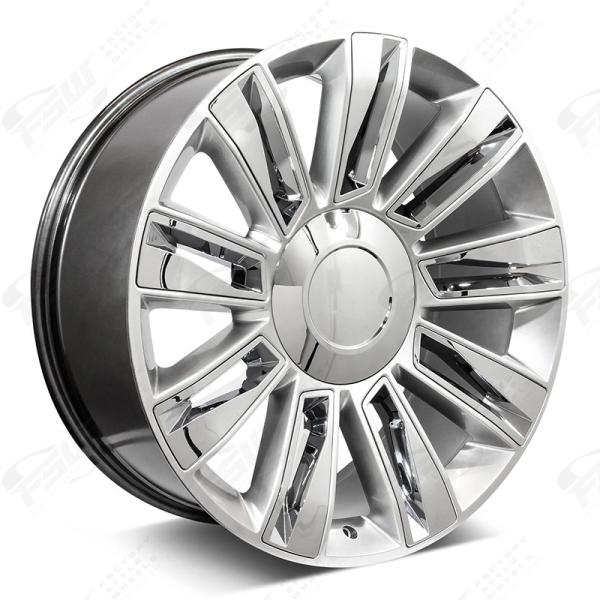 Buy cheap 24 Inch Cadillac Replica Wheels Escalade Platinum 22 Inch Chrome Rims 6 Lug 4740 from wholesalers