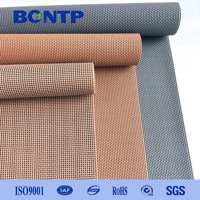 White 5% Openness Sunscreen Mesh Roller Shade Fabric Commercial Roller Blinds 5