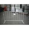 Buy cheap Metal gighway crowd control barriers steel traffic brrier customized size from wholesalers