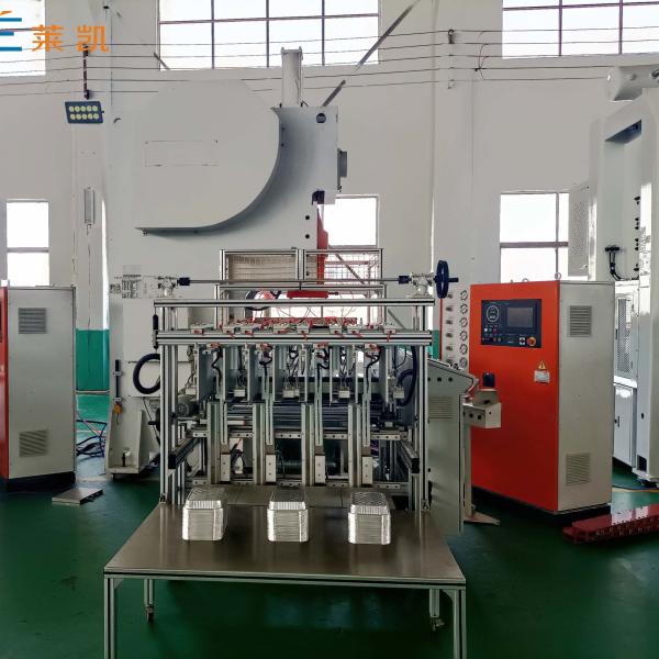 Buy cheap Siemens Motor High Speed 3 Cavities Aluminium Foil Container Making Machine from wholesalers