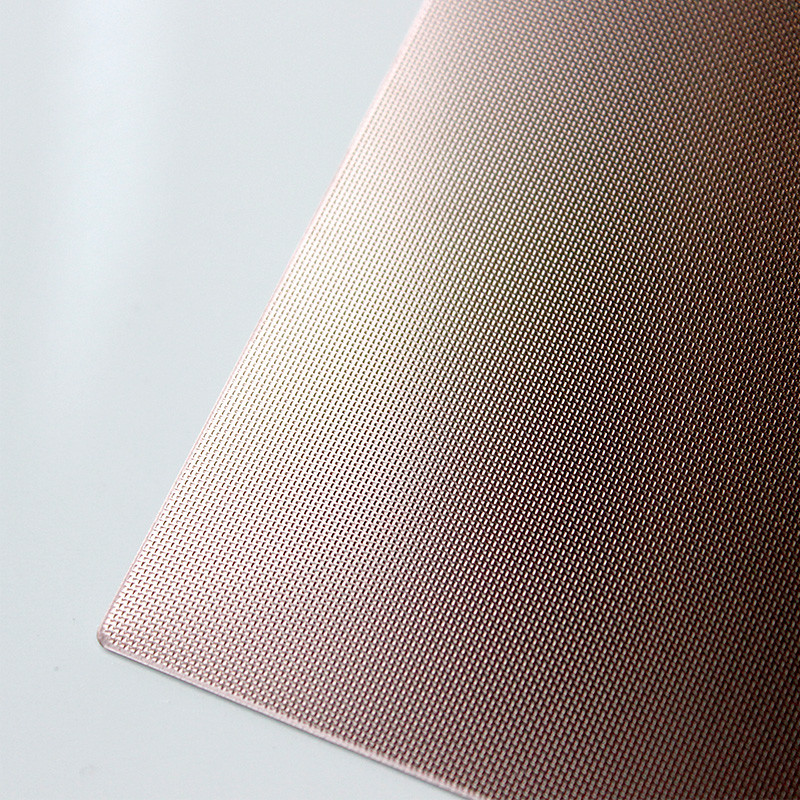 SUS 304 grade 1219mmx2438mm Small diamond embossed stainless steel textured metal sheet for Restaurant Decoration