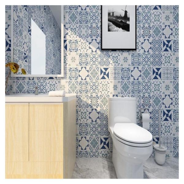 Buy cheap 3D Tile Wallpaper Rolls Wall Coating 3d Wall Paper Bathroom Wall Paper 3D Wall Sticker from wholesalers