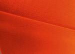 Orange Workwear Safety Clothing 180GSM Reflective Polyester Fabric