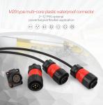 Light Weight M20 2/3/4/5/7/9/12Pins Soldering Cable Male Female Panel Mount