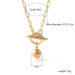 Stainless steel women's pendant, high-end and exquisite, hot selling accessory,