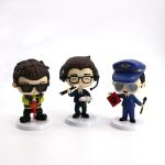 ODM Cartoon Figures Toys , 3D Print Vinyl Toy 10cm Height ISO 9001 Certified