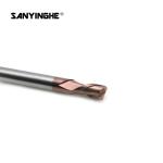 2 Flute Solid Carbide Milling Cutter HRC55 Tungsten Steel Cnc End Mill For Steel