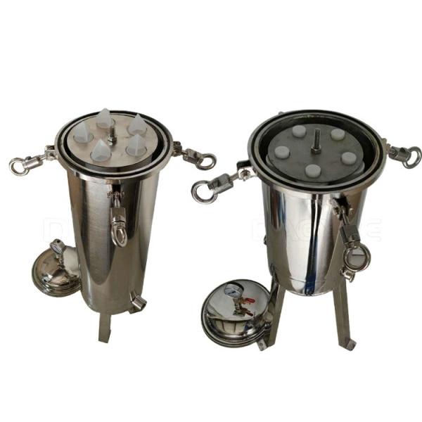Industrial Juice Milk Dairy Multi Cartridge Housing Oil Pipeline Duplex