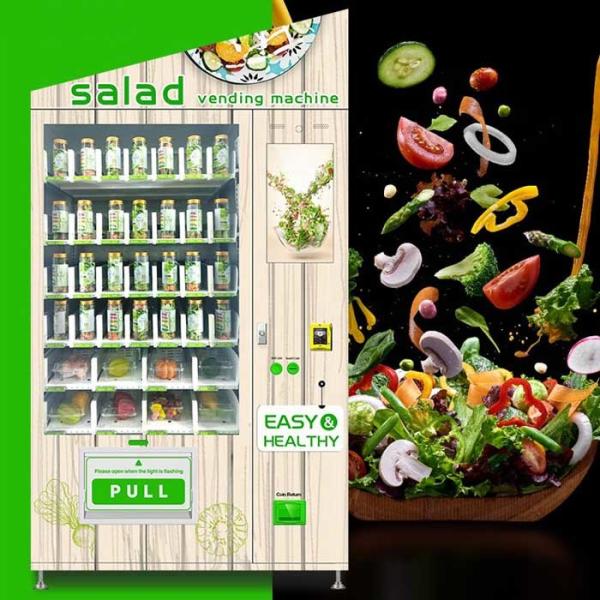 Buy cheap Fruit Cool Drink Fresh Healthy Vending Machine 550w Salad Food from wholesalers