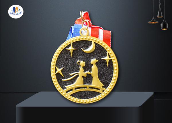 Buy cheap 3D Model 70*3MM Stock Medals For Valentine'S Day from wholesalers