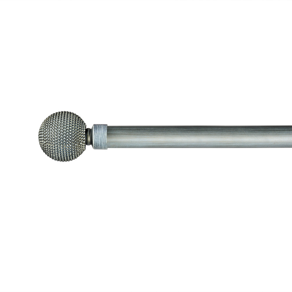 Coffee Color 28MM Ball Shape Pipe Curtain Rods Finial 500 Set