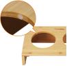 Buy cheap Anti Slipping Elevated Bamboo SS304 Bowl Pet Feeder Stand from wholesalers