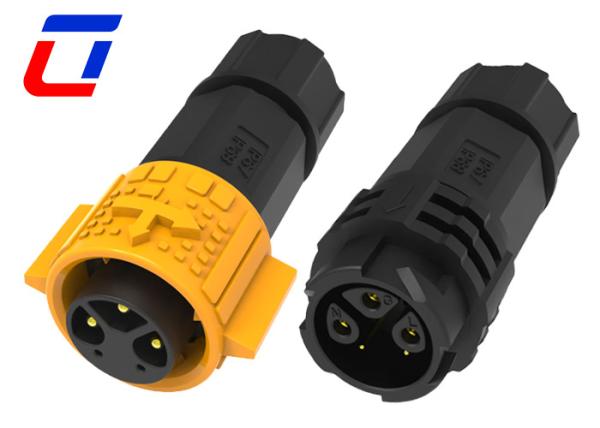 Buy cheap 3+2 Pin Waterproof Male Female Connector 15A Circular Power Signal Connector from wholesalers