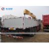 Buy cheap HOWO 8mt 8tonns Mounted Telescopic Crane Truck Bed Mounted Crane Stright Boom from wholesalers