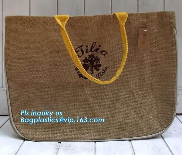 Reusable Jute Shopping Bag With Logo Wholesale,Wholesale tote plain shopping