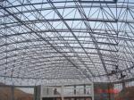 Q345 Triple Layer Grid Space Frame 300m Stadium Roof Construction Painting
