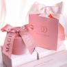 Buy cheap Custom Jewelry Round Packaging Boxes Ring Earring Necklace Velvet Gift Box With Ribbon from wholesalers
