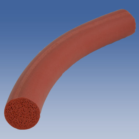 Flexible Silicone Foam Strip Customized Logo For Liquid Transportation Materials