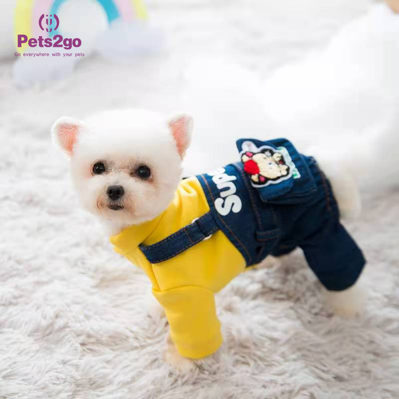 Paw Print 20 pounds corduroy Pet Dog Clothing