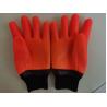 Buy cheap Orange PVC Coated Gloves 27cm Acid Resistant Cold Proof Chemical Protection Gloves from wholesalers