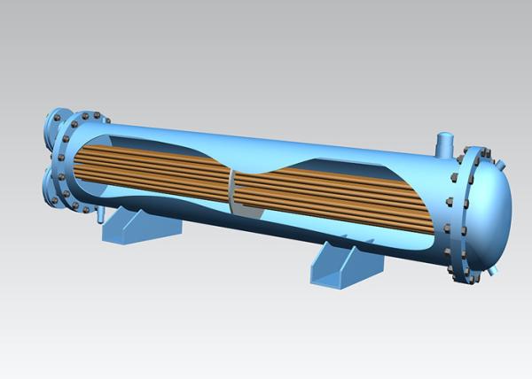 Buy cheap R134A Refrigerant 3000KW Shell And Tube Evaporator from wholesalers
