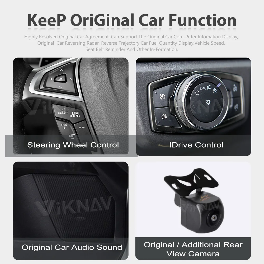 13.6 Inch Android Auto Car Radio For Ford Mondeo 2013-2021 Multimedia Player GPS Navigation Head Unit Wireless Carplay