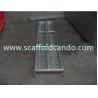 Buy cheap Galvanized scaffolding steel plank with 43mm 43.5mm hook, steel catwalk match frame system,1800mm,1829mm, 1524mm, 1219mm from wholesalers