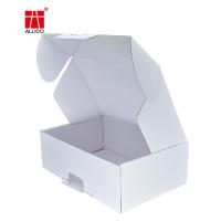 Buy cheap B Flute Folding Mailer Boxes , CMYK Shoe Gift Box Web Press product