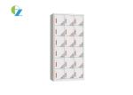Multiple Steel Office Lockers Cabinet Customized Color 18 Door
