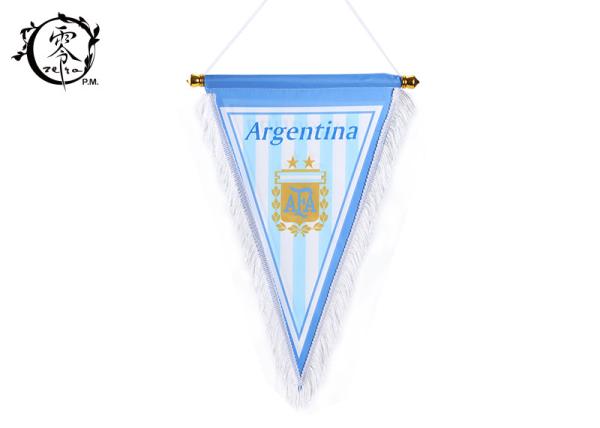 Buy cheap Argentina World Cup National Pennant Flags , Sublimation Printed National Country Team Banner Flags from wholesalers