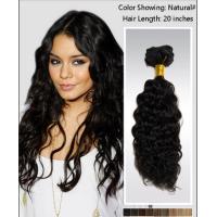 Buy cheap Elegant 25 Inch / 26 Inch Curly Human Hair Wigs / brazilian curly hair product