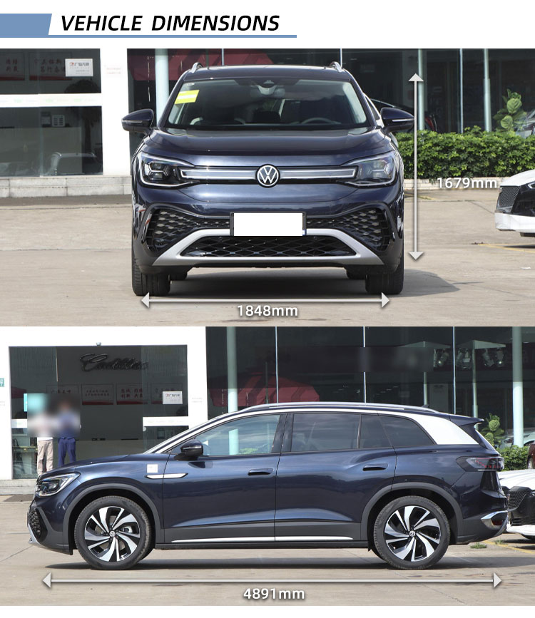 Spot Promotion 2022 ID6 CROZZ PRO 601KM manufacturers direct sales of new energy vehicles 7-seats SUV Long endurance large space