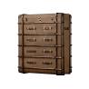 Buy cheap Antique Hardwood Frame Retro Trunk Table High Trunk Style Coffee Table from wholesalers