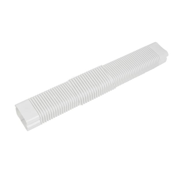 Buy cheap Easy Install White Outdoor PVC Air Conditioning Duct Flexible Pipe Slot 60CM from wholesalers