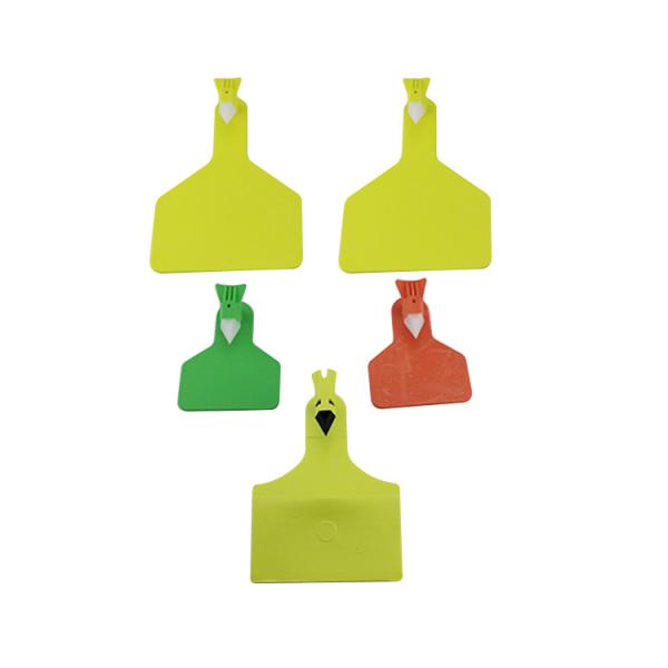 Buy cheap One - Piece RFID Animal Ear Tags Custom Passive Writable 62*85*20 Mm from wholesalers