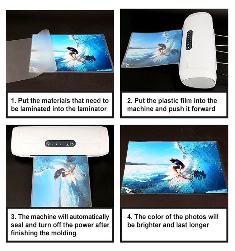Thermal 9x11.5 Inch 125 Micron Laminating Pouch Sheets For ID Cards
