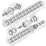 Wheel Loader Clutch Plate 16422-52281 1642252281 For LX160-7 LX190-7