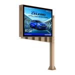 Easy installation 8000nits IP65 p6 digital display led screen billboard outdoor