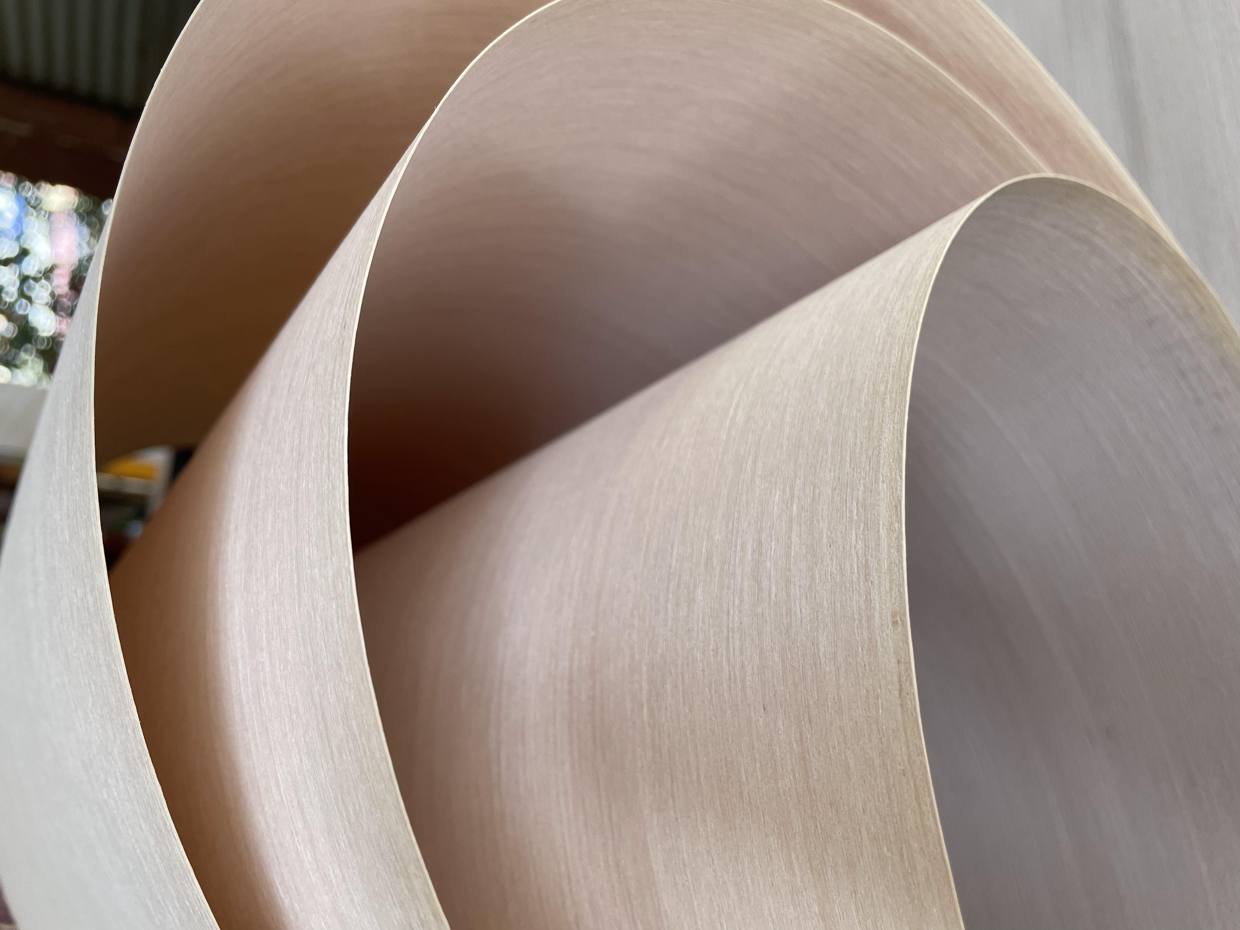 China manufacturer cross recon face veneer poplar veneer horizontal grain