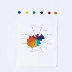 Whiteboard Magnetic Button Colorful Round Magnetic Button Fridge Magnets