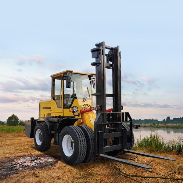 Buy cheap Yellow Industrial Forklift Truck 6 Ton 98kw With Supercharging Diesel Engine from wholesalers