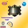 Buy cheap Zamak frame D057 Coffin Fitting gold color plate frame for funeral from wholesalers