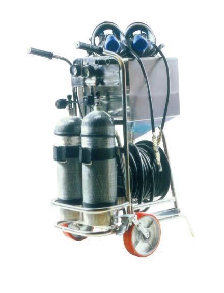 Buy cheap Portable 2L Gas Cylinder Trolley Mounted Breathing Apparatus For Industrial Safety from wholesalers